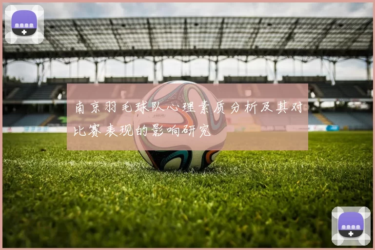 南京羽毛球队心理素质分析及其对比赛表现的影响研究